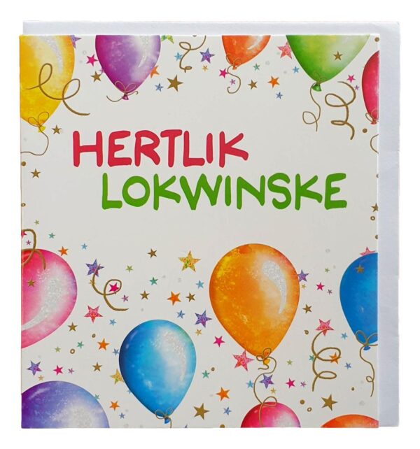 Kaart Hertlik lokwinske ballonnen